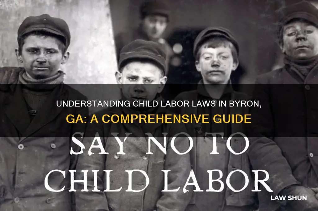 what are the child labor laws in byron ga