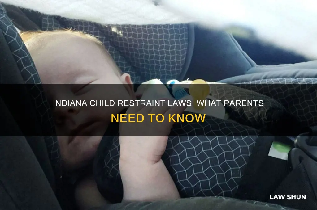 what are the child restraint laws in indiana