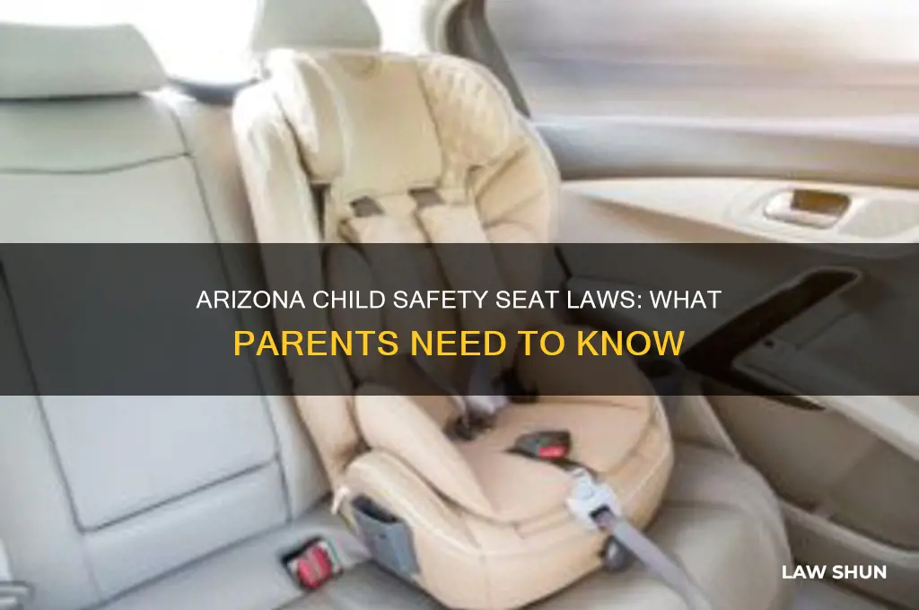 what are the child safety seat laws in arizona