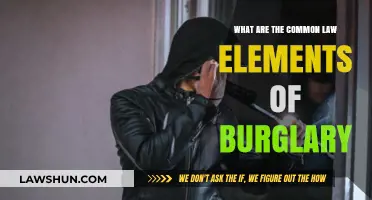 Burglary Law Elements: Understanding the Key Components