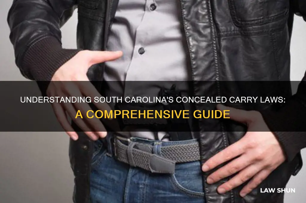 what are the concealed carry laws in sc