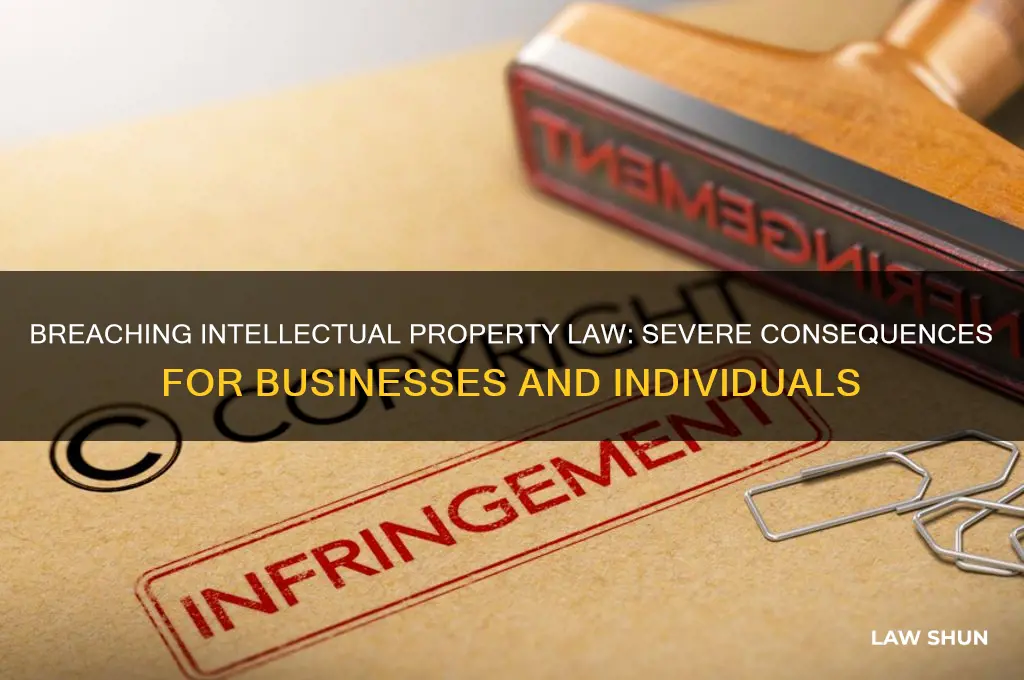 what are the consequences of breaching intellectual property law