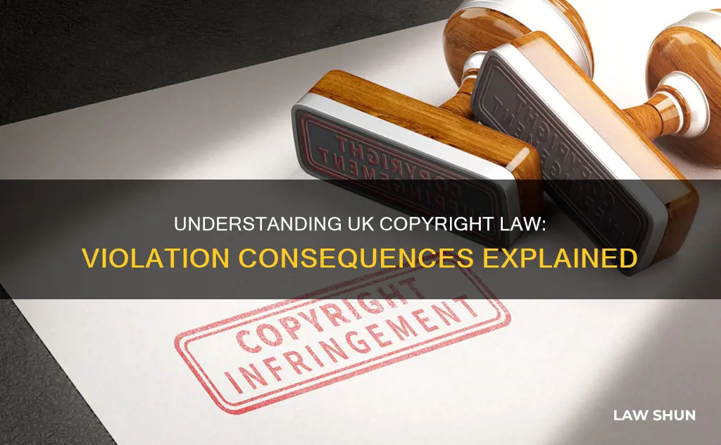 what are the consequences of breaking copyright law uk