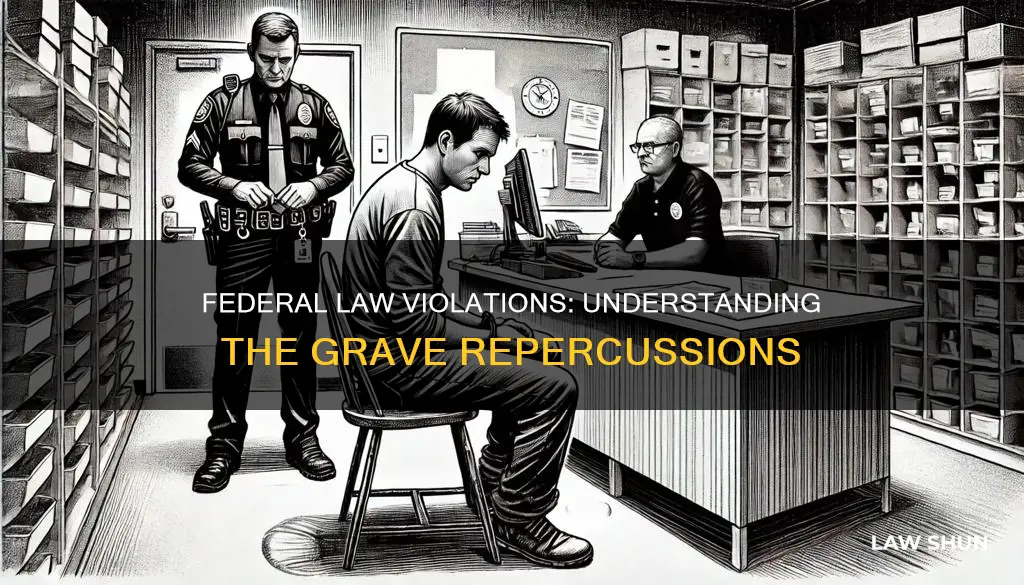 what are the consequences of breaking federal law