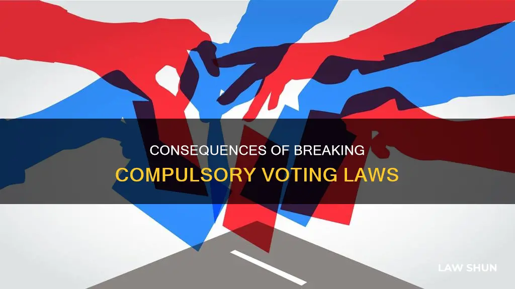 what are the consequinces of breaking the compulsory voting law