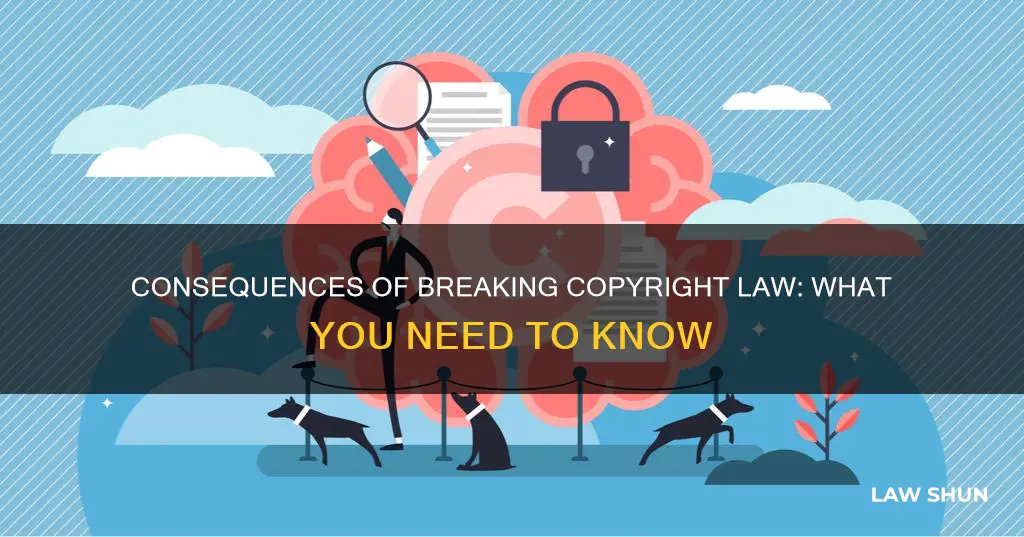 what are the conseuences for breaking a copy right law