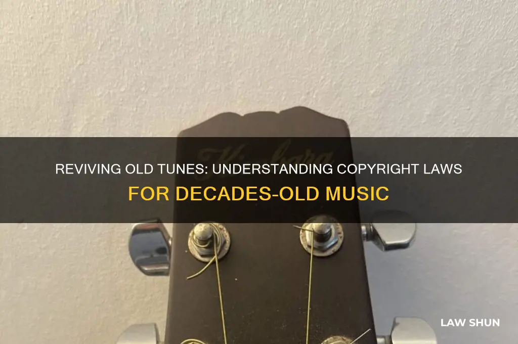 what are the copyright laws for decades old music