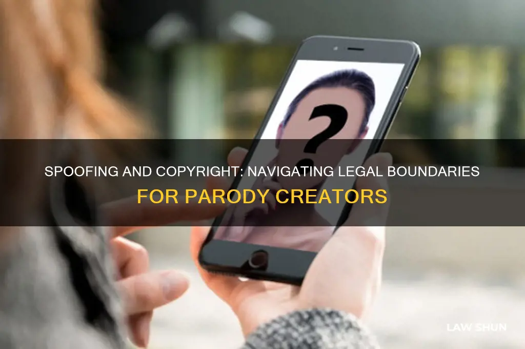 what are the copyright laws regarding spoofs