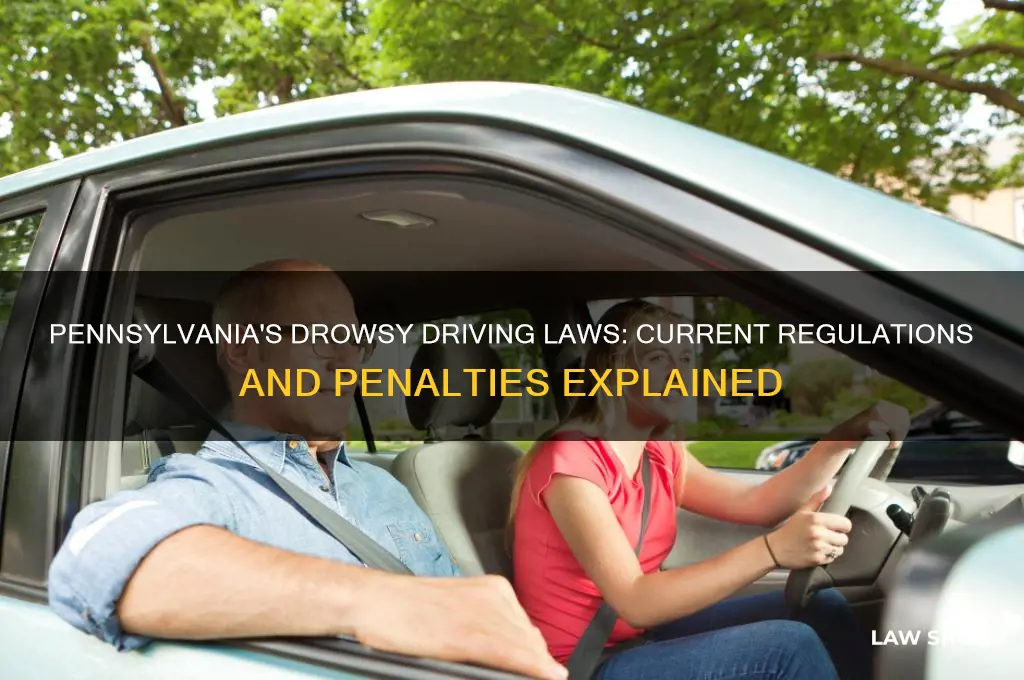 what are the current laws for drowsy driving in pa