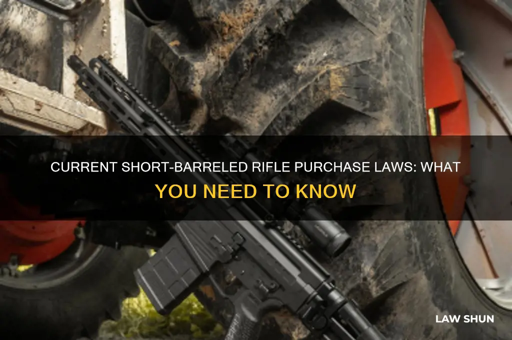what are the current laws for purchasing a short-barreled rifle