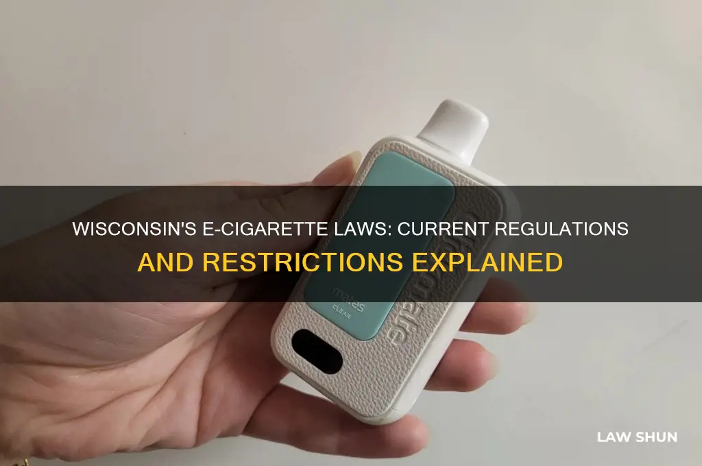 what are the current laws in wisconsin for e-cigarettes