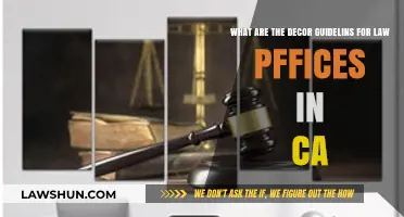 California Law Office Decor: Essential Guidelines for a Professional Space