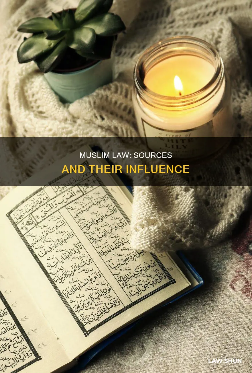 what are the different sources of muslim law