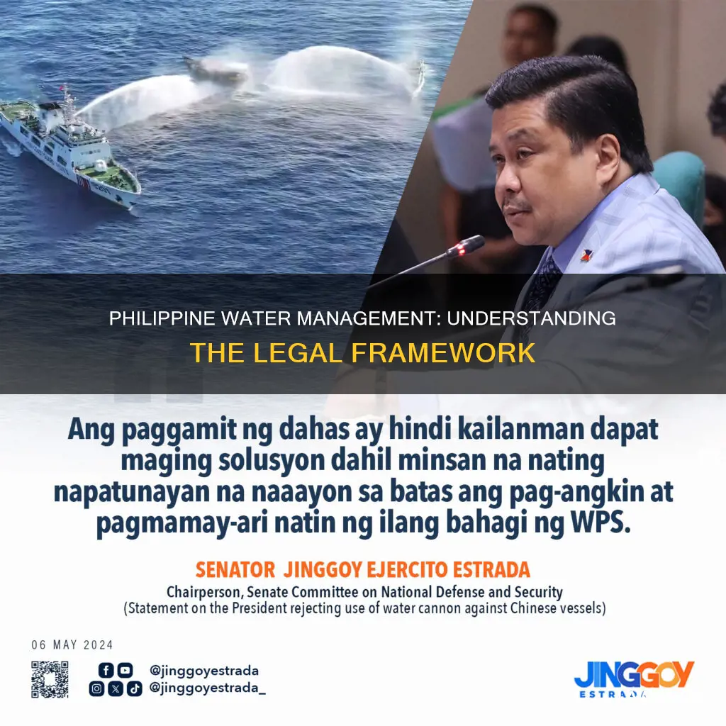 what are the different water management laws in the philippines