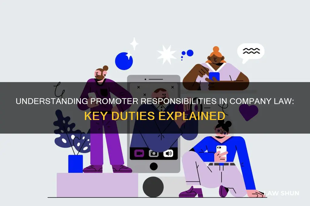 what are the duties of a promoter in company law