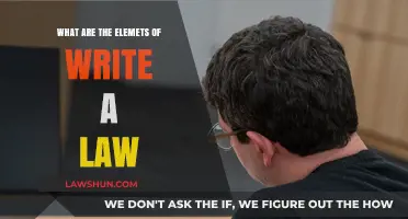 Crafting Effective Legislation: Key Elements of Writing a Law