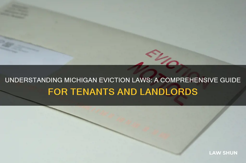 what are the eviction laws in michigan