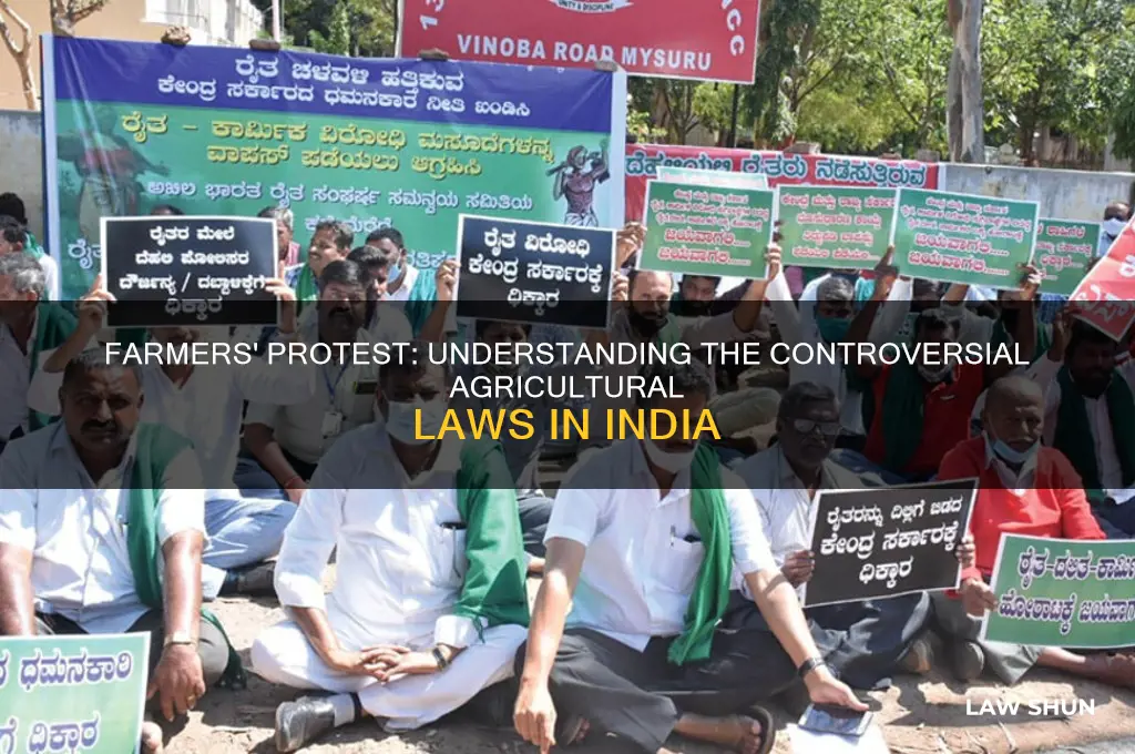 what are the farm laws for which farmers are protesting