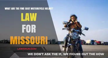Missouri Motorcycle Helmet Law: Understanding Fines and Legal Costs