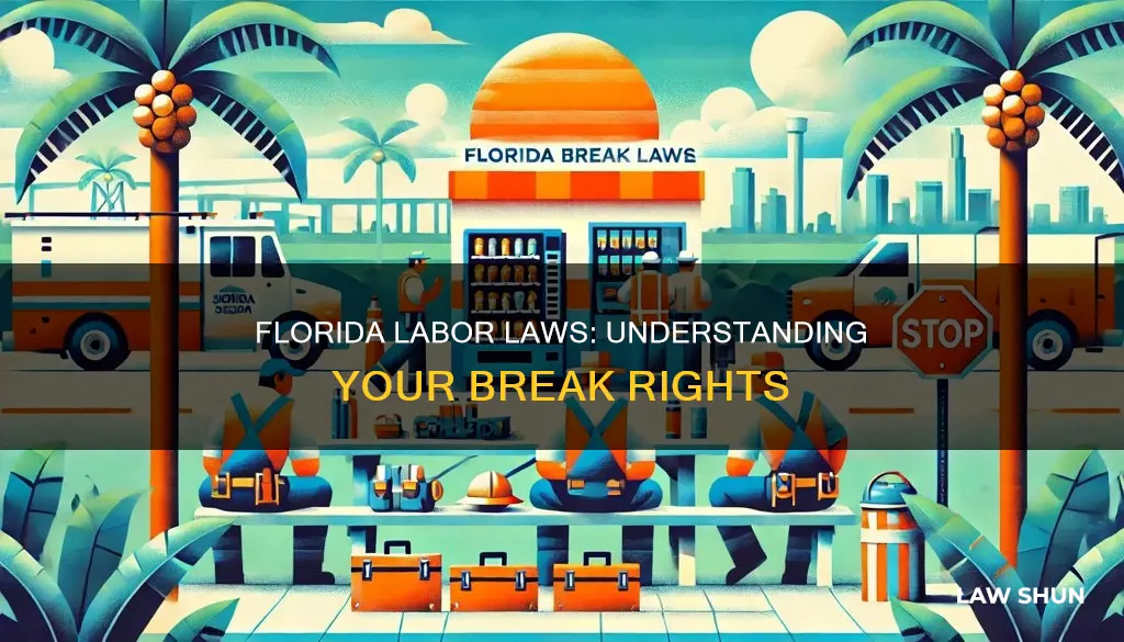 what are the florida labor laws regarding breaks