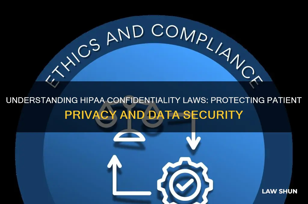 what are the hipaa laws regarding confidentiality