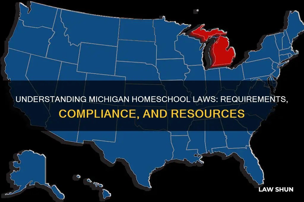what are the homeschool laws in michigan
