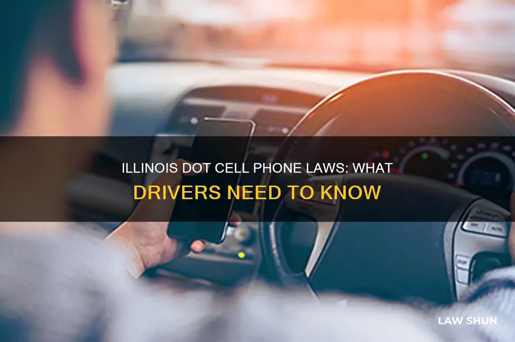 what are the illinois department of transportation cell phone laws