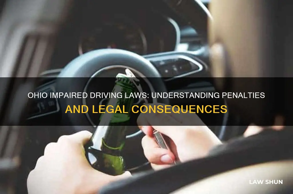 what are the impaired driving laws in ohio