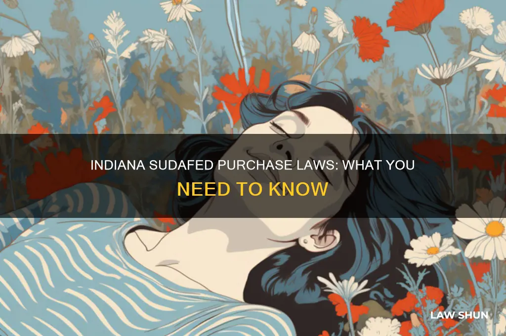 what are the indiana laws regarding the purchase of sudafed