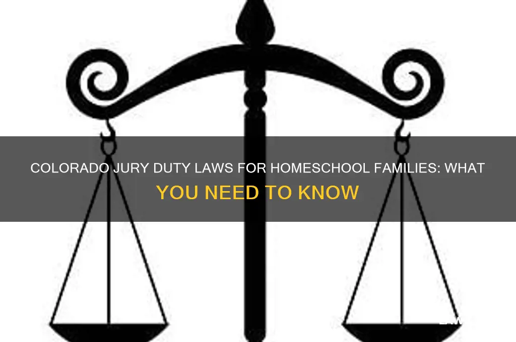 what are the jury duty laws in colorado for homeschool