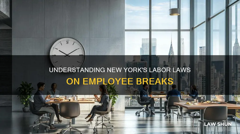 what are the labor laws for breaks in ny