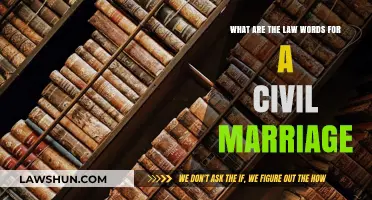 Understanding Legal Terminology for Civil Marriage: Key Terms Explained