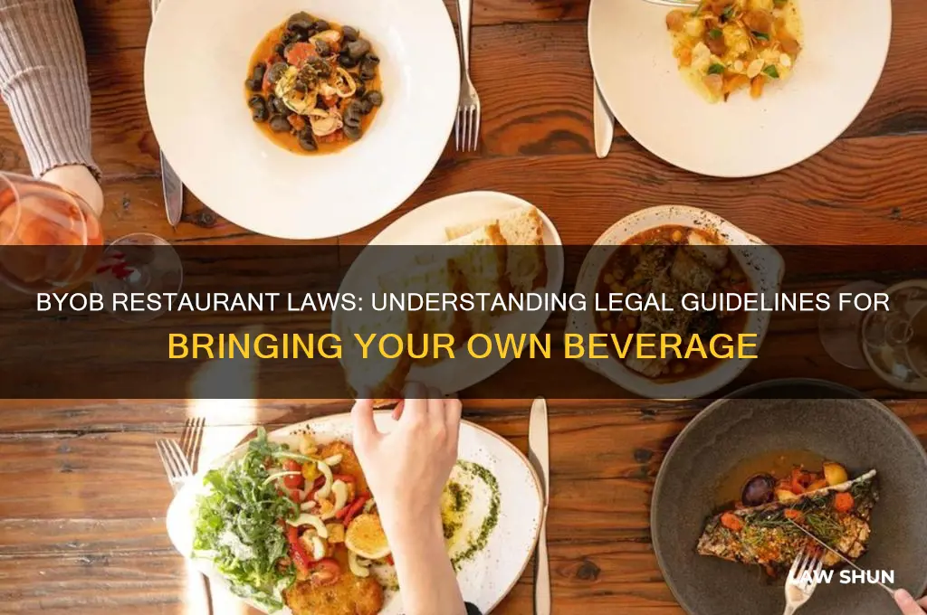 what are the laws about a byob in a restaurants