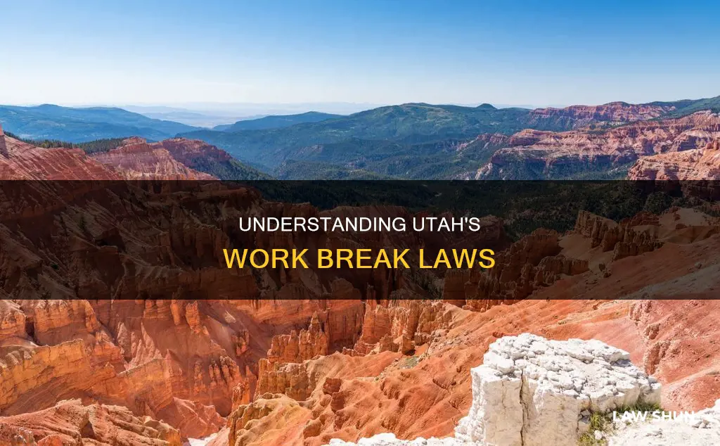 what are the laws about breaks at work in utah