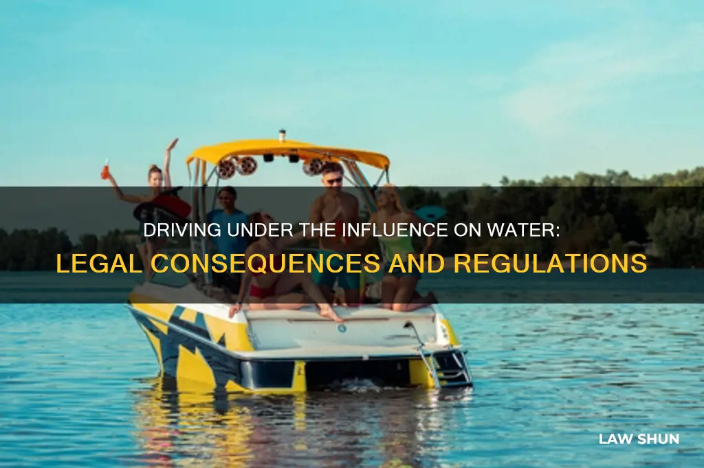 what are the laws about driving while intoxicated on thewaters