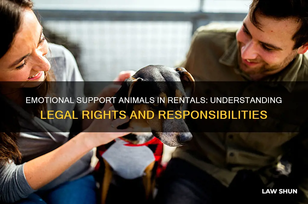 what are the laws about emotional support animals with rentals