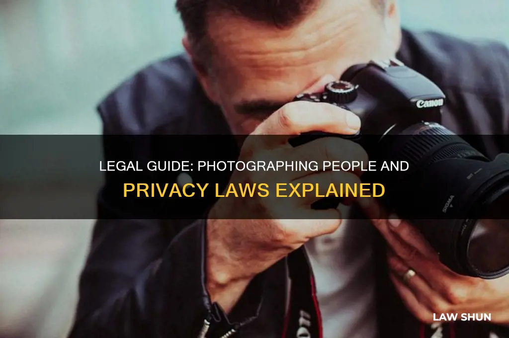 what are the laws about photgraphing people