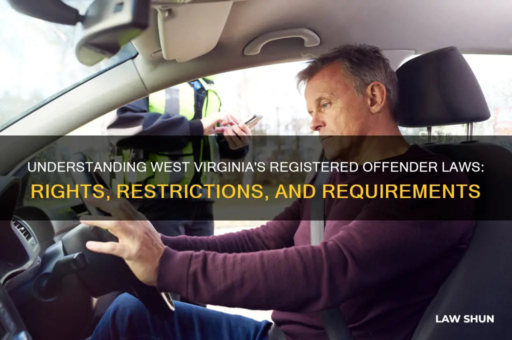 what are the laws about registored offenders in west virgina