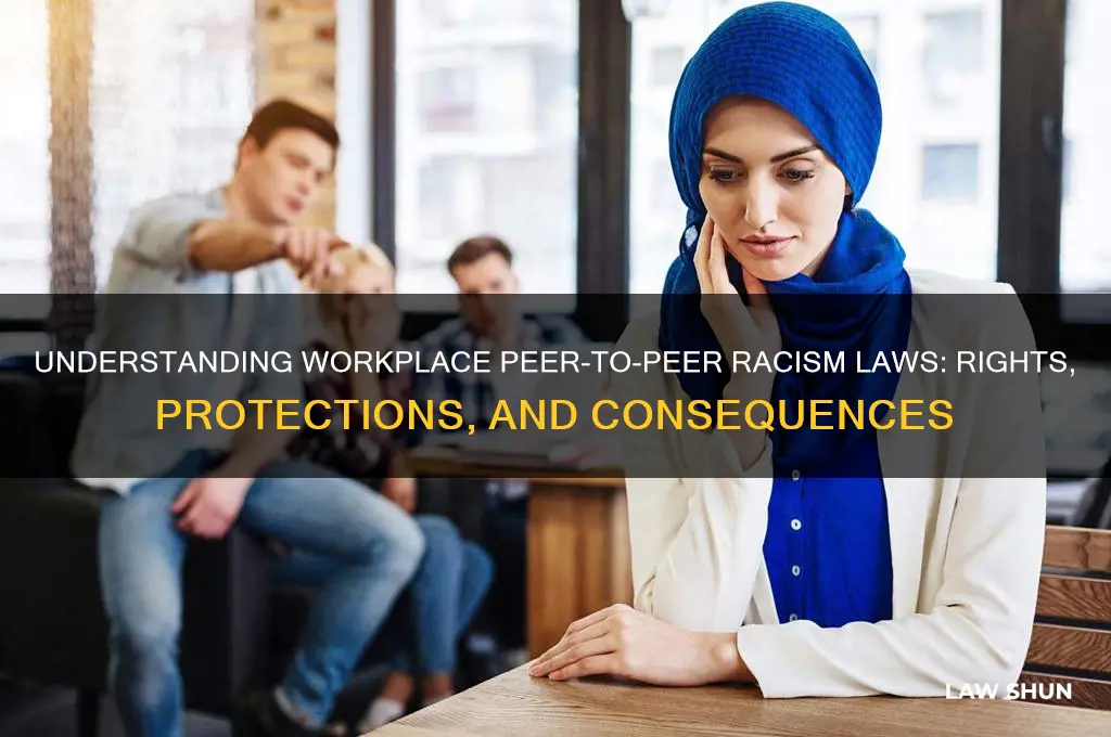 what are the laws concerning peer-to-peer racism in the workplace