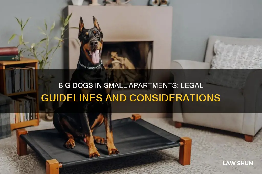 what are the laws for big dogs in small apartment
