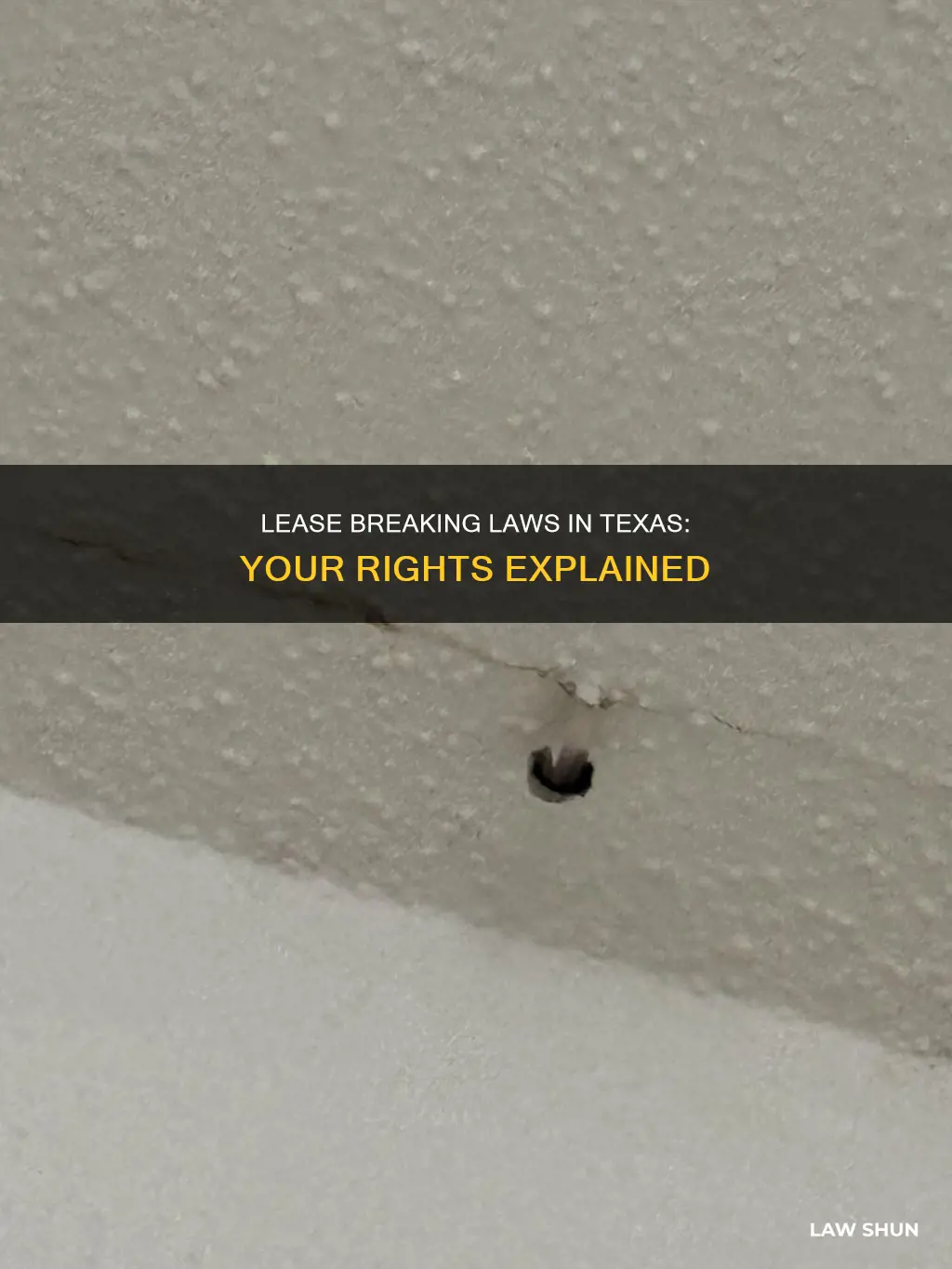 what are the laws for breaking your lease in texas