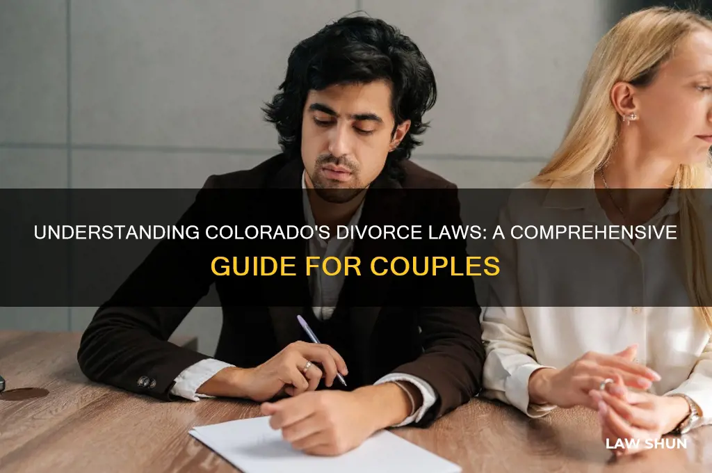 what are the laws for divorce in colorado for divorce