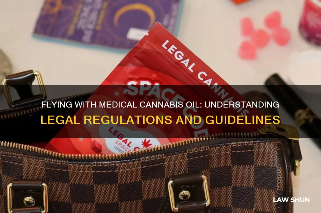 what are the laws for flying with medical canibus oil