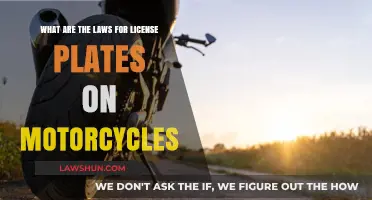 Motorcycle License Plate Laws: Know the Rules