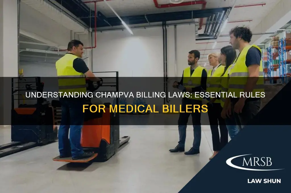 what are the laws for medical billers and champva patients