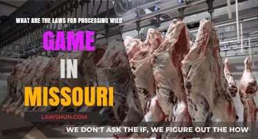 Missouri Wild Game Processing Laws: A Comprehensive Guide for Hunters