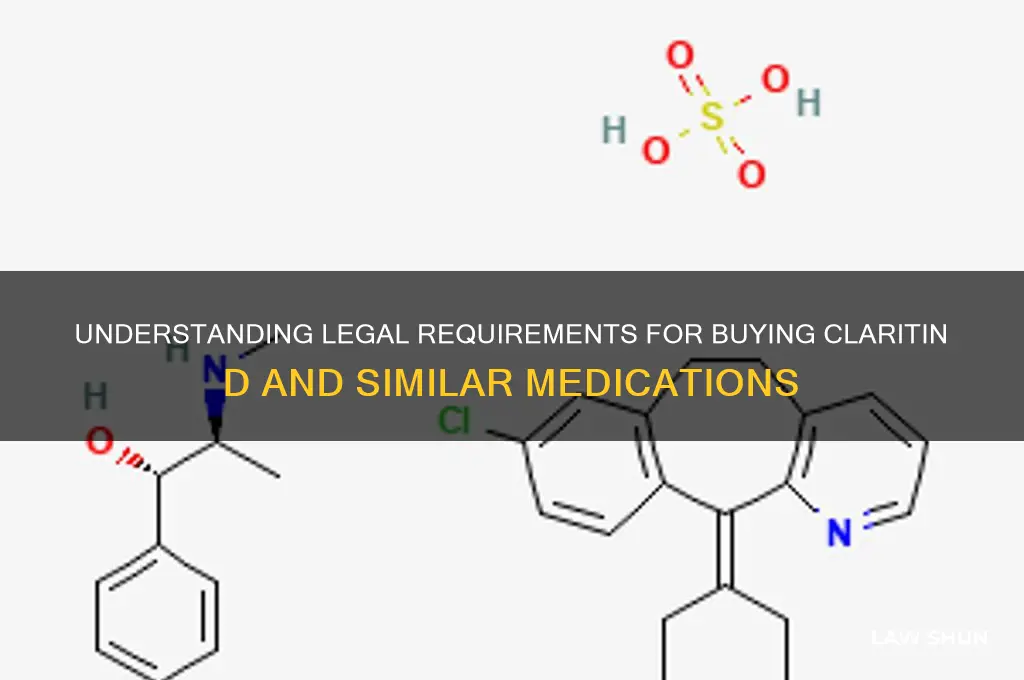 what are the laws for purchasing medication like claritin d