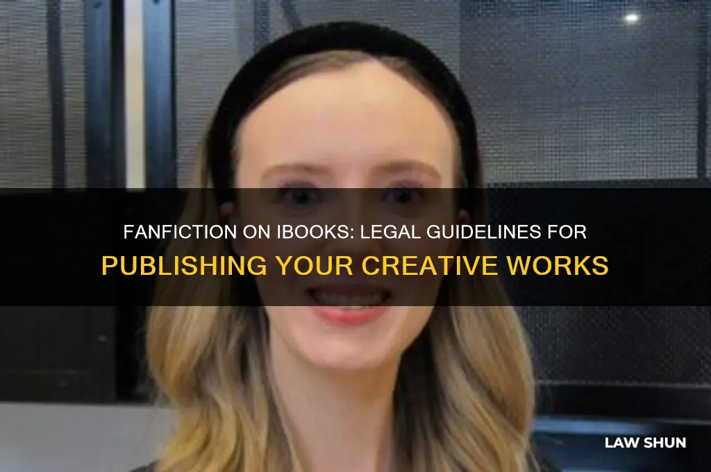 what are the laws for putting a fanfiction on ibooks