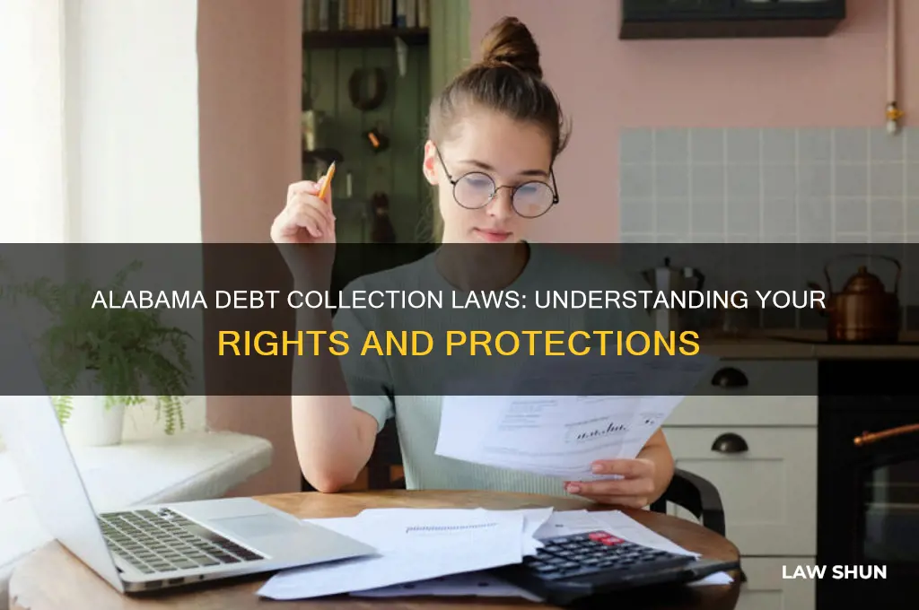 what are the laws in alabama regarding dept collection