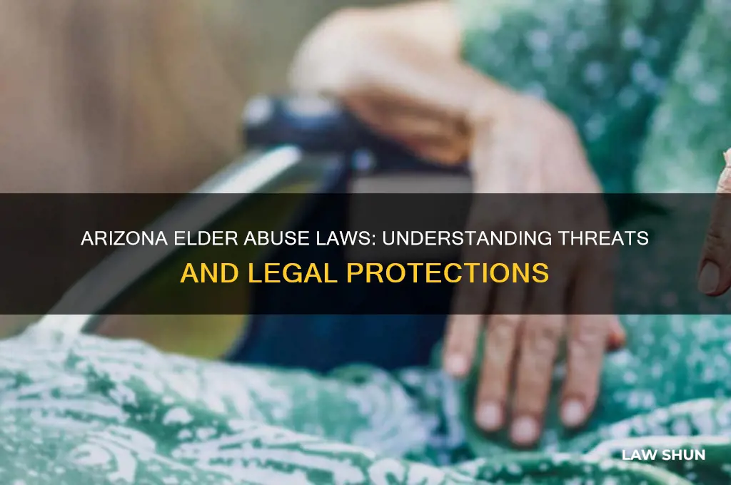 what are the laws in arizona for threats against elders